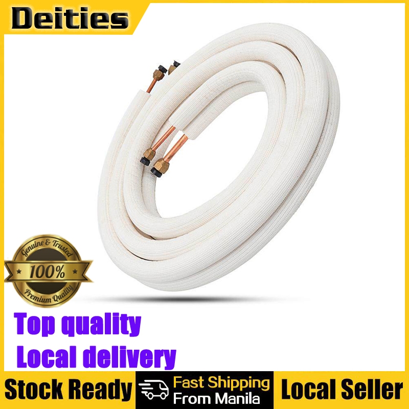 3m Air Conditioner Pair Coil Tube 1/4'' 3/8" Insulation Copper Pipe