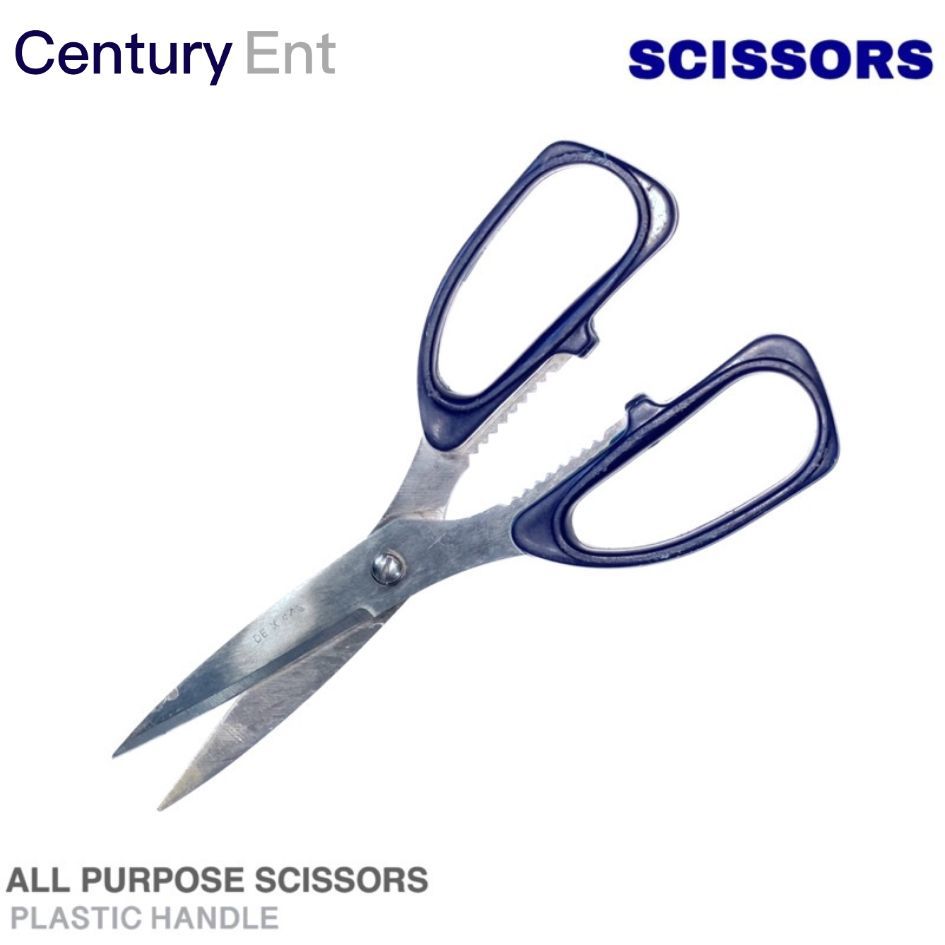Heavy Duty Scissors | All-Purpose Stainless Steel Blade Plastic Handle ...
