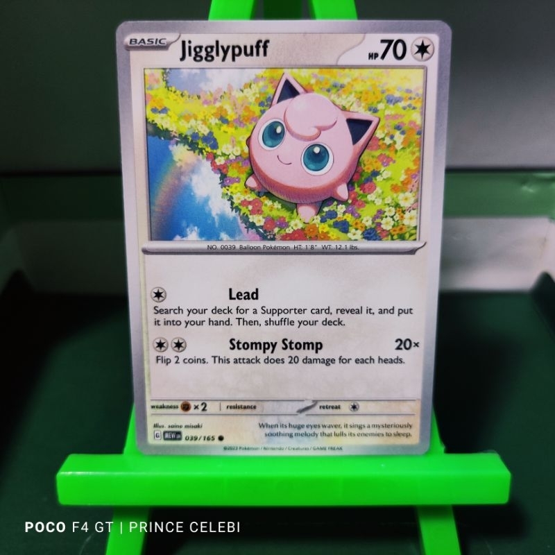 Pokemon Tcg - C Uc - Jigglypuff   Wigglytuff   Scream Tail 