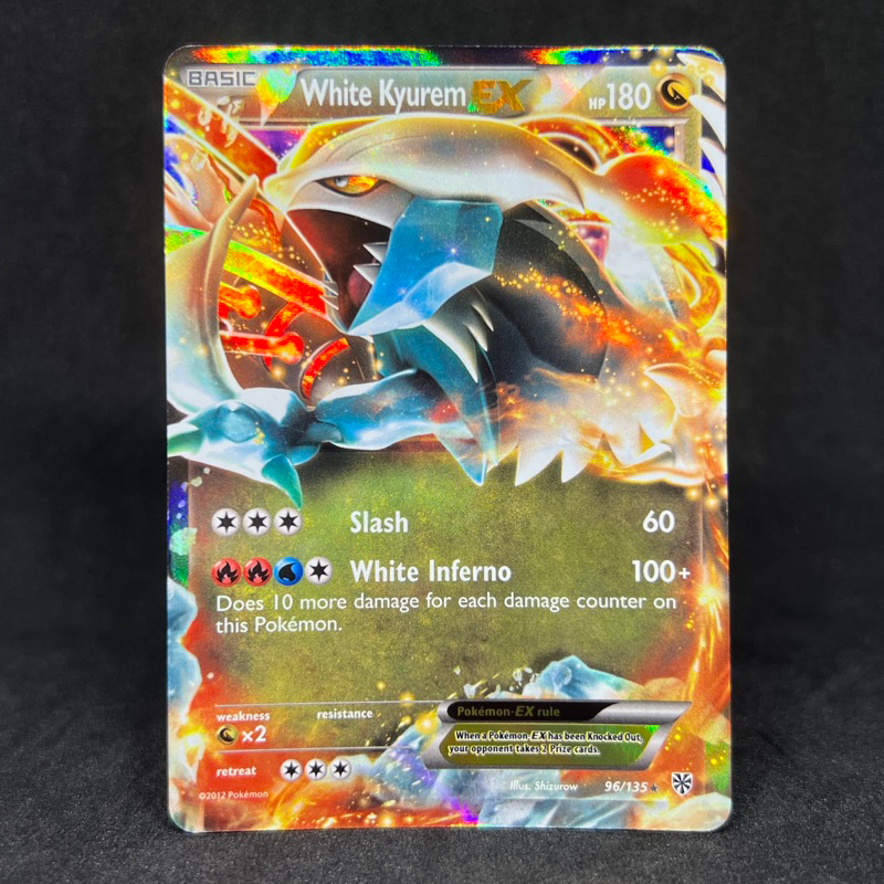 Pokemon TCG White Kyurem EX Ultra Rare 96/135 2012 Black & White Plasma  Storm Trading Card | Shopee Philippines