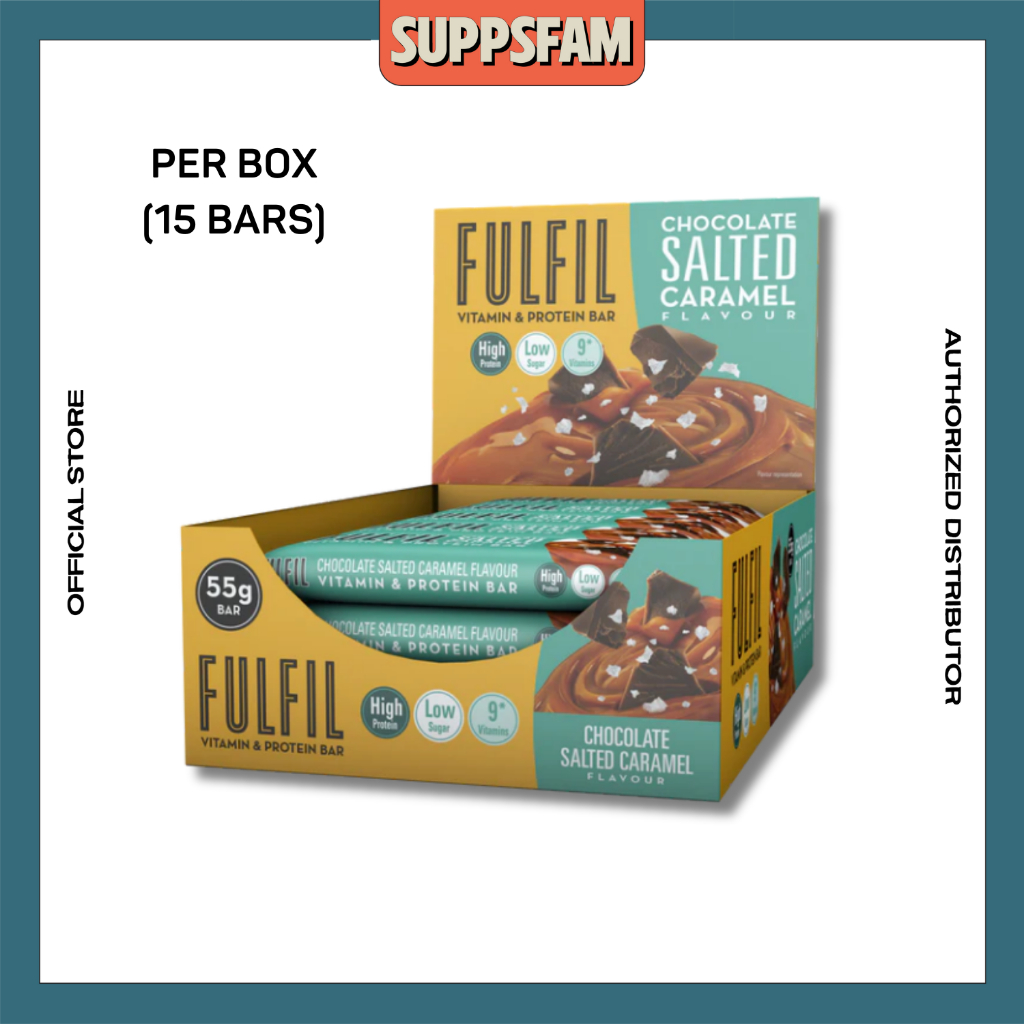 Fulfil Vitamin & Protein Bar All Flavors Box Of 15 Bars Shopee