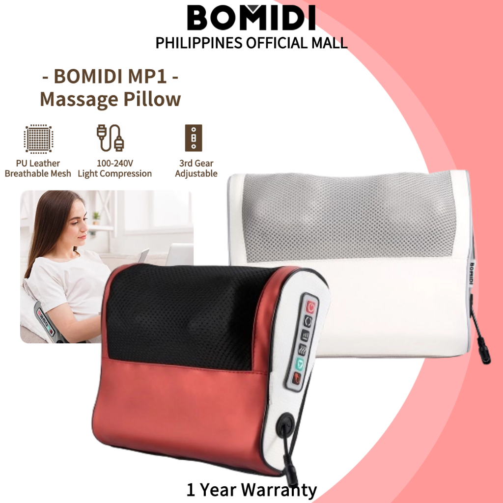BOMIDI Back Massager Massage Pillow Car and Home and Office Electric