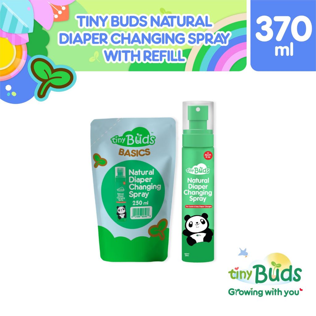 Tiny Buds Baby Diaper Changing Spray Refill with 1 FREE BOTTLE Shopee