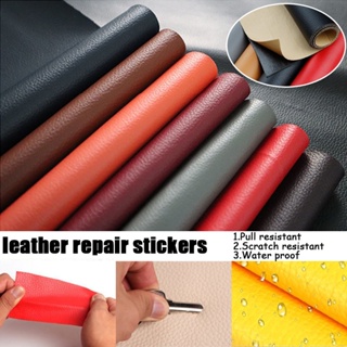 FLASH SALE】140*50cm Self Adhesive Leather Patch Stickers No Ironing Sofa  Repair PU FabricWaterproof