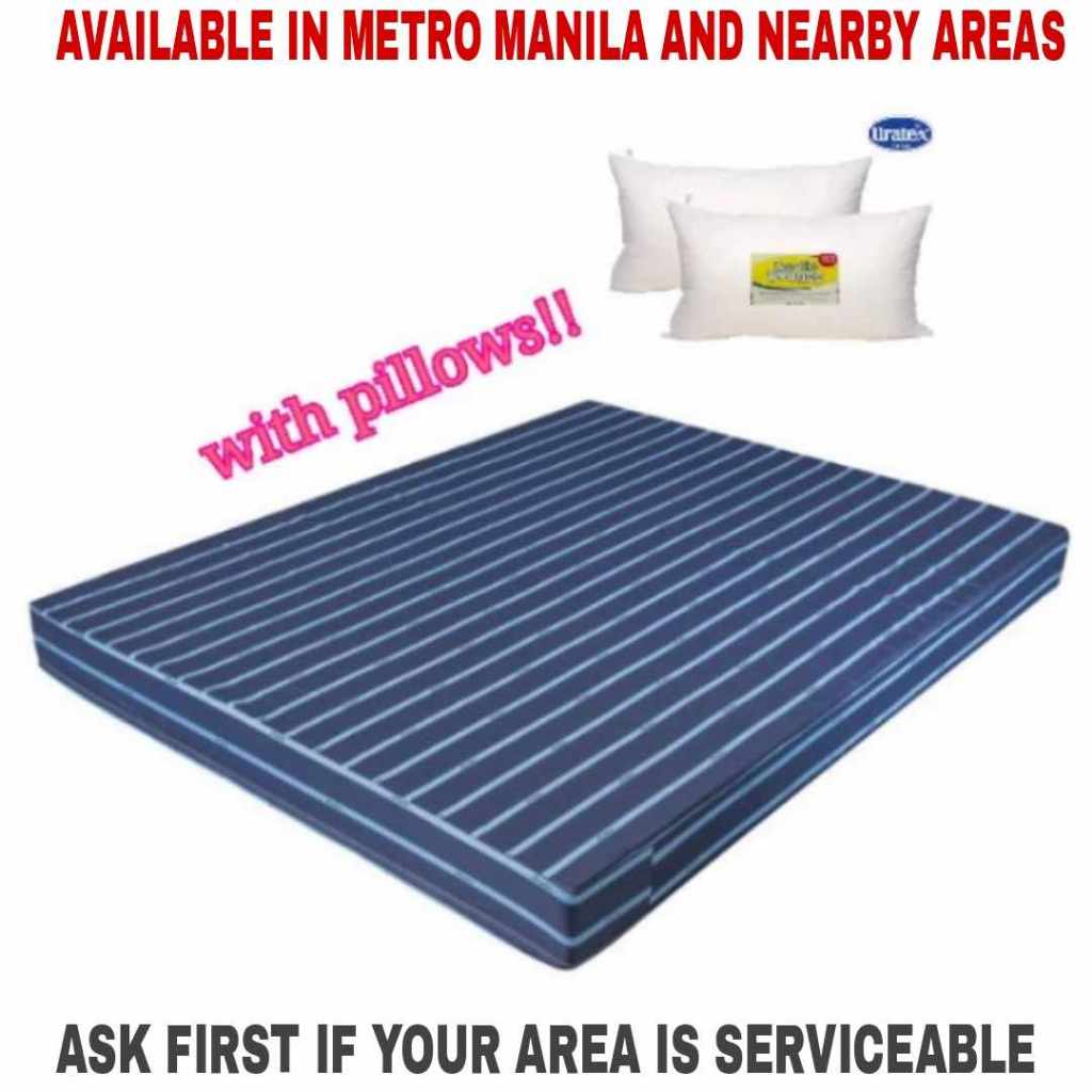 Uratex Foam Thin Cotton Cover With Pillows Free Delivery Within Metro Manila Shopee Philippines 5773