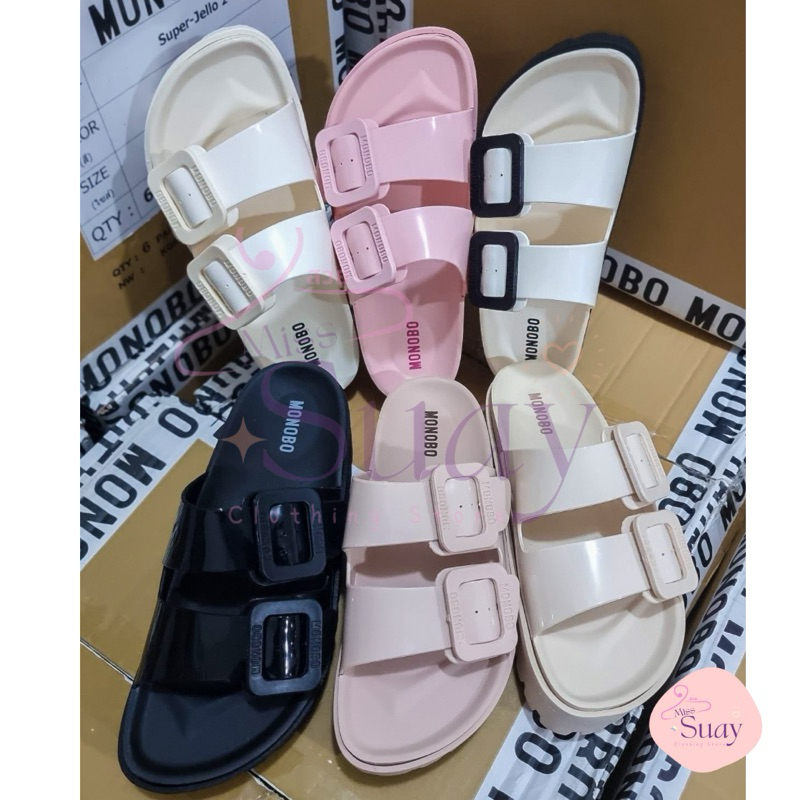 ON HAND Authentic BKK Monobo Super Jello 2 (2 Straps) Sandals | Shopee ...