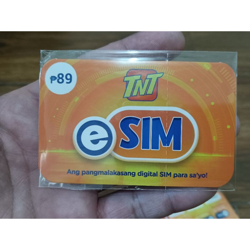 TNT E-SIM W/ FREE DATA UPTO 21GB | Shopee Philippines