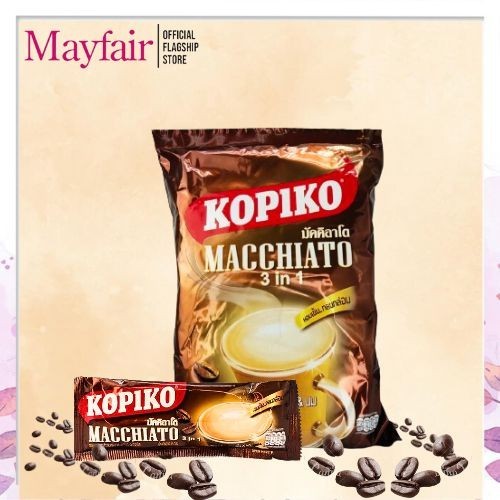 KOPIKO Macchiato 3In1 Instant Coffee Thailand Coffee Halal Certified