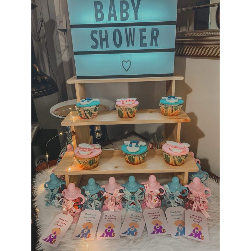 WOODEN BLEACHER/LADDER FOR CANDY DESSERT DISPLAY/MULTIPURPOSE | Shopee ...