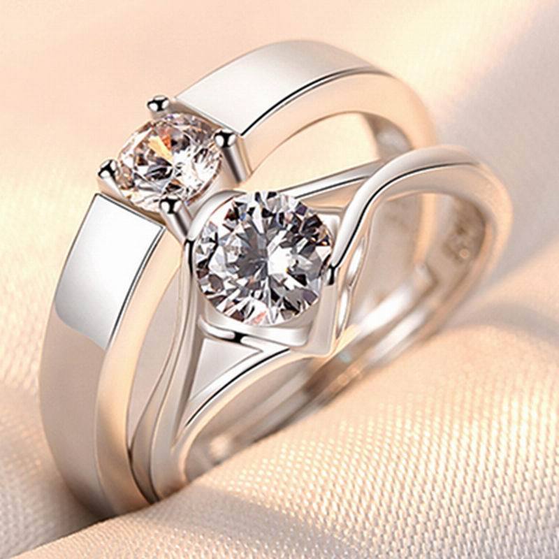 PANORA promise ring Couple Ring Adjustable Rings Forcouple rings ...