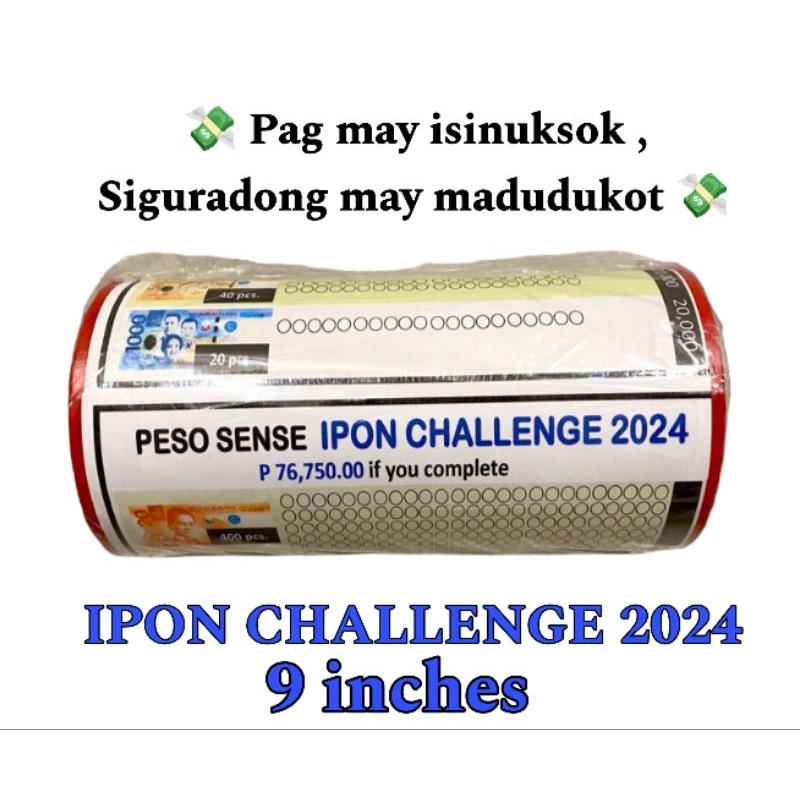 New 2024 Peso sense Ipon Challenge 76,750 if completed 9 Inches Masarap