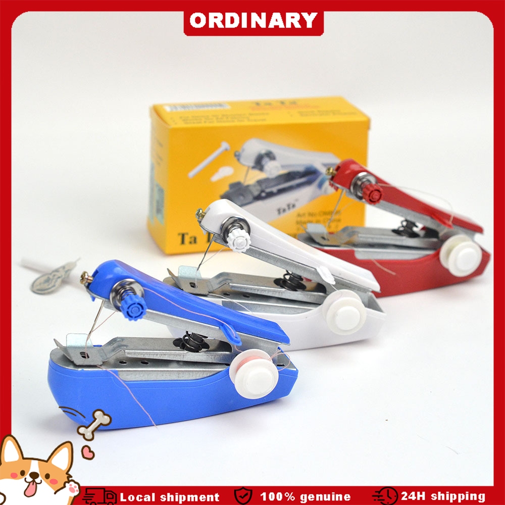 Mini Sewing Machine（Random Color）Portable Mini Manual Sewing Machine ...
