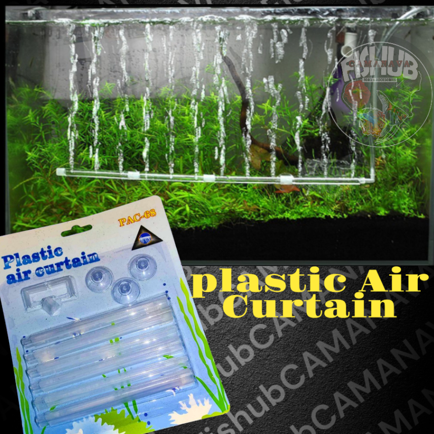 Plastic Air Curtain Set Aquarium Bubble Strips Fish Tank Air Vent ...