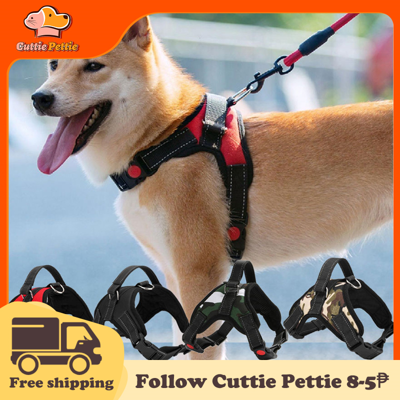 Cuttie Pettie Dog Reflective Vest Dog Leash with Harness Padded Dog ...