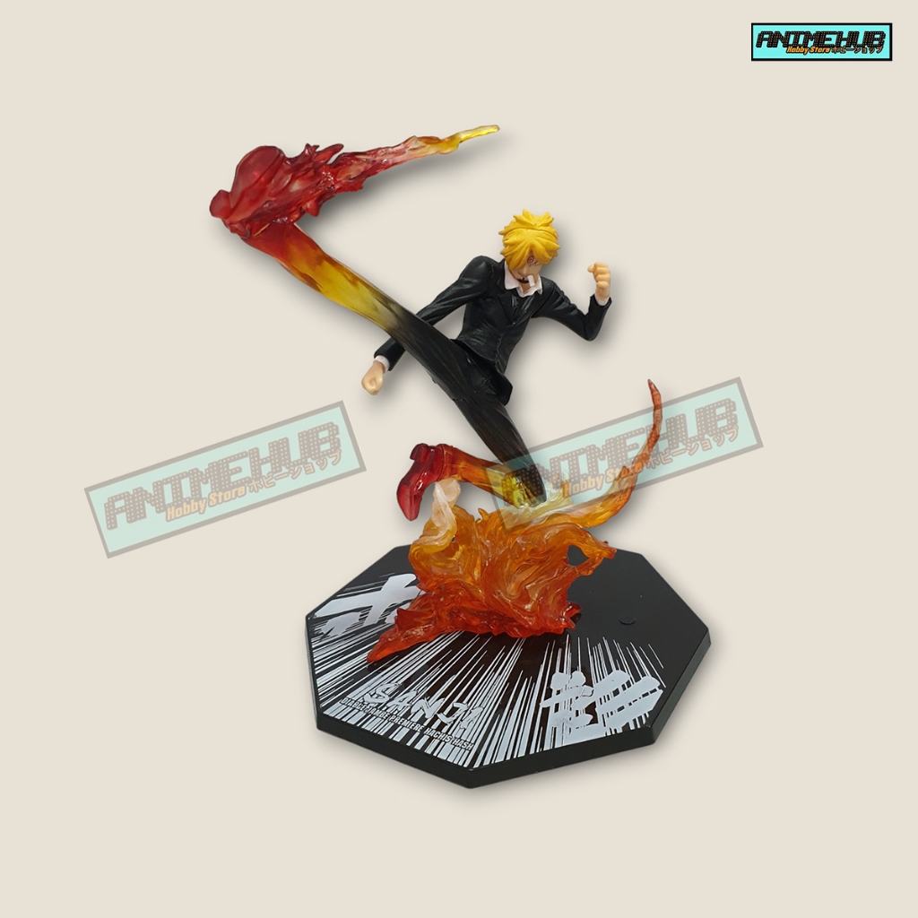 Bandai Figuarts ZERO One Piece – Sanji Battle Version, Statuetta 15 Cm, Collezione Ufficiale