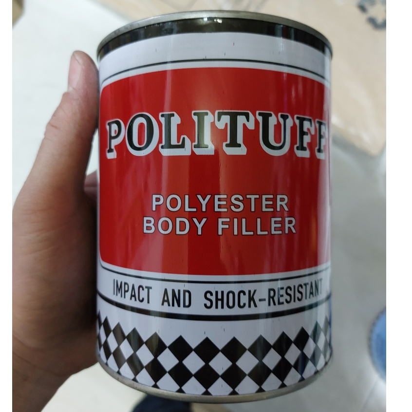 Polituff Or Timeout Body Filler Polyester Masilya W/ Hardener 1Liter ...