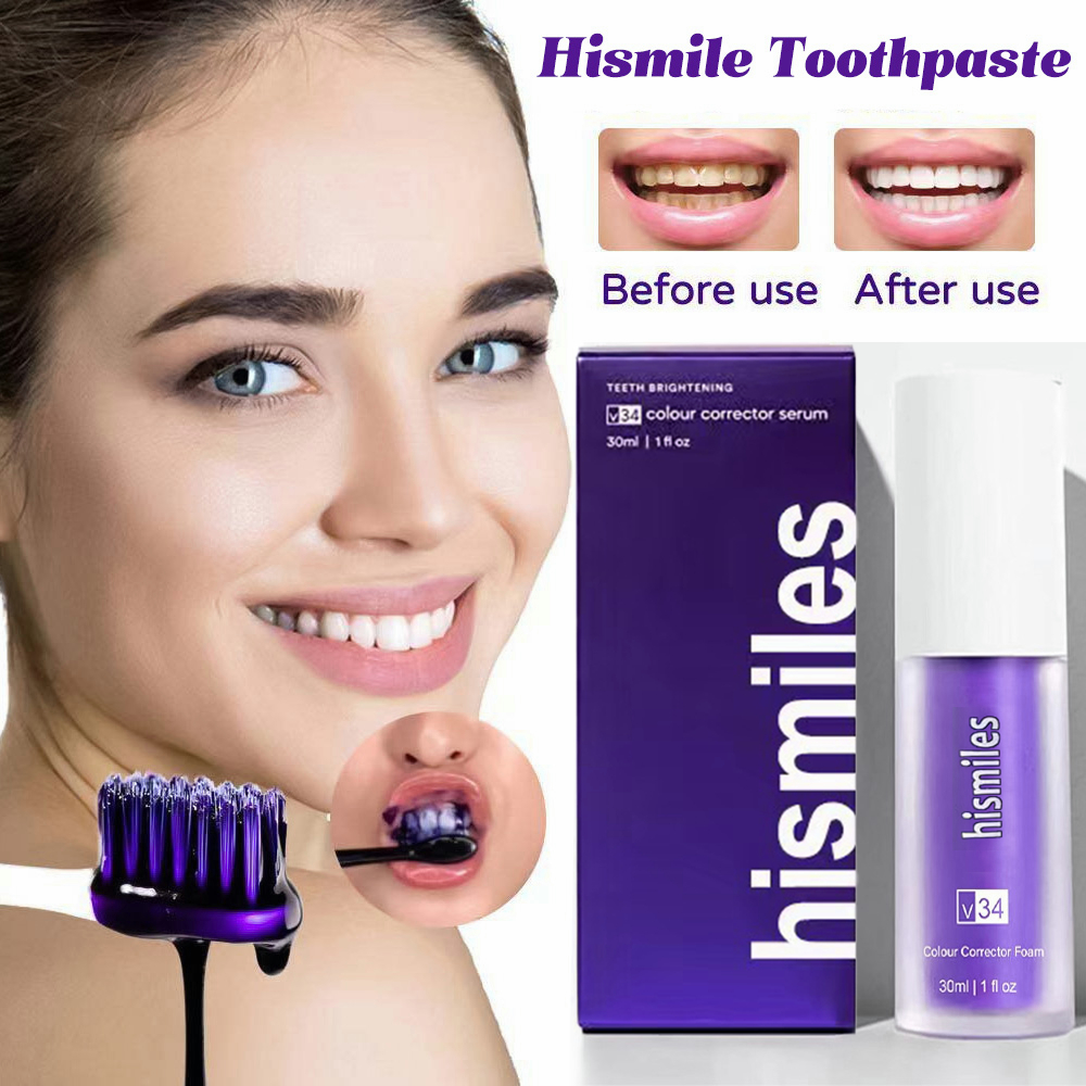 HiSmile Whitening Toothpaste v34 Colour Correct Teeth Pampaputi ng ...