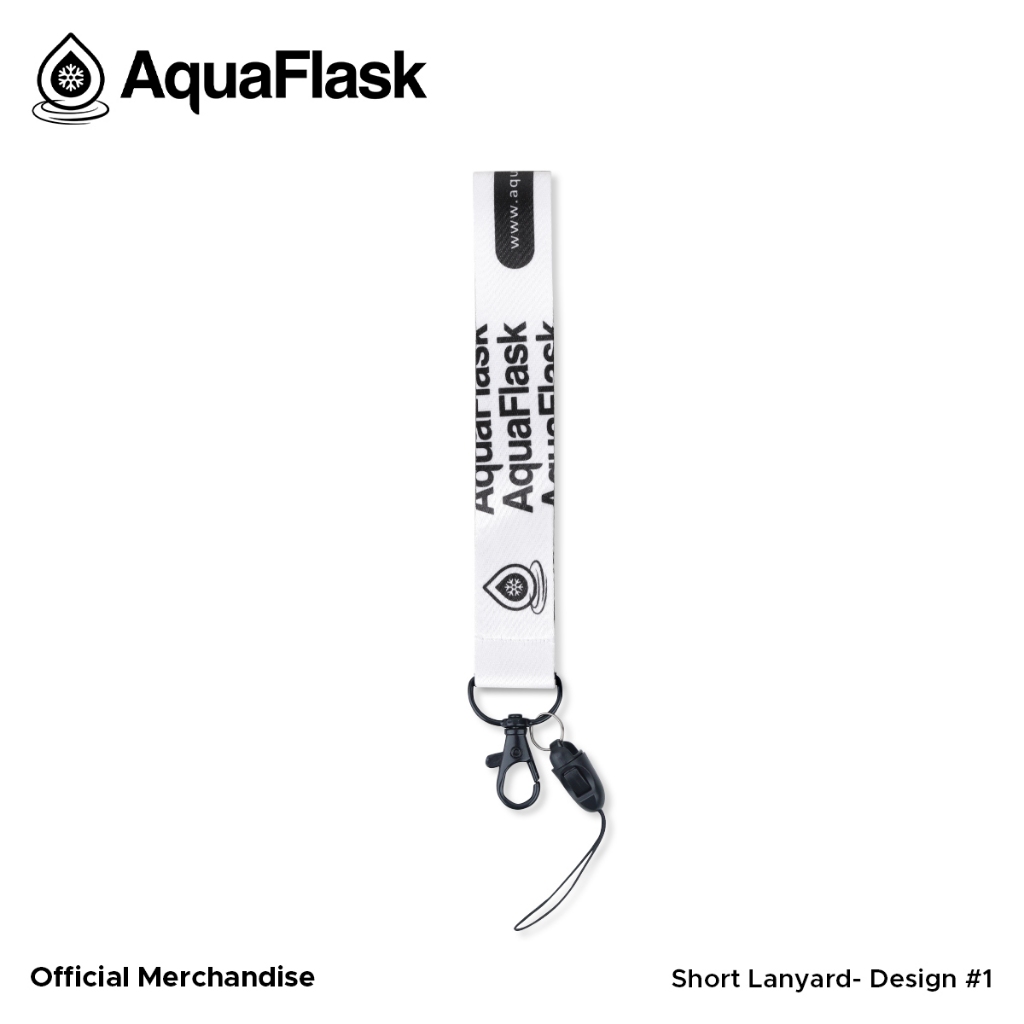 Aquaflask Accessories Lanyard (long & Short) Official Merchandise 