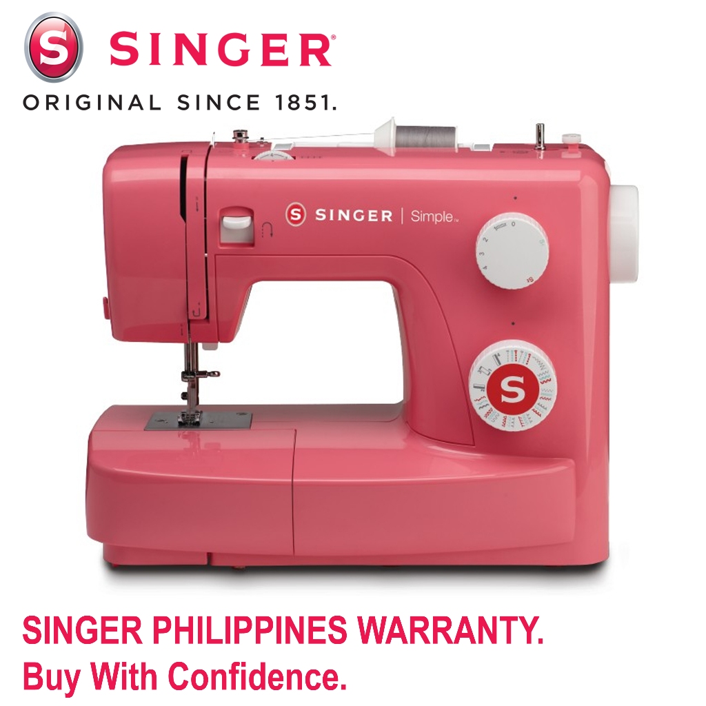 Singer 3223 Pink Portable Sewing Machine With 23 Stitches Shopee