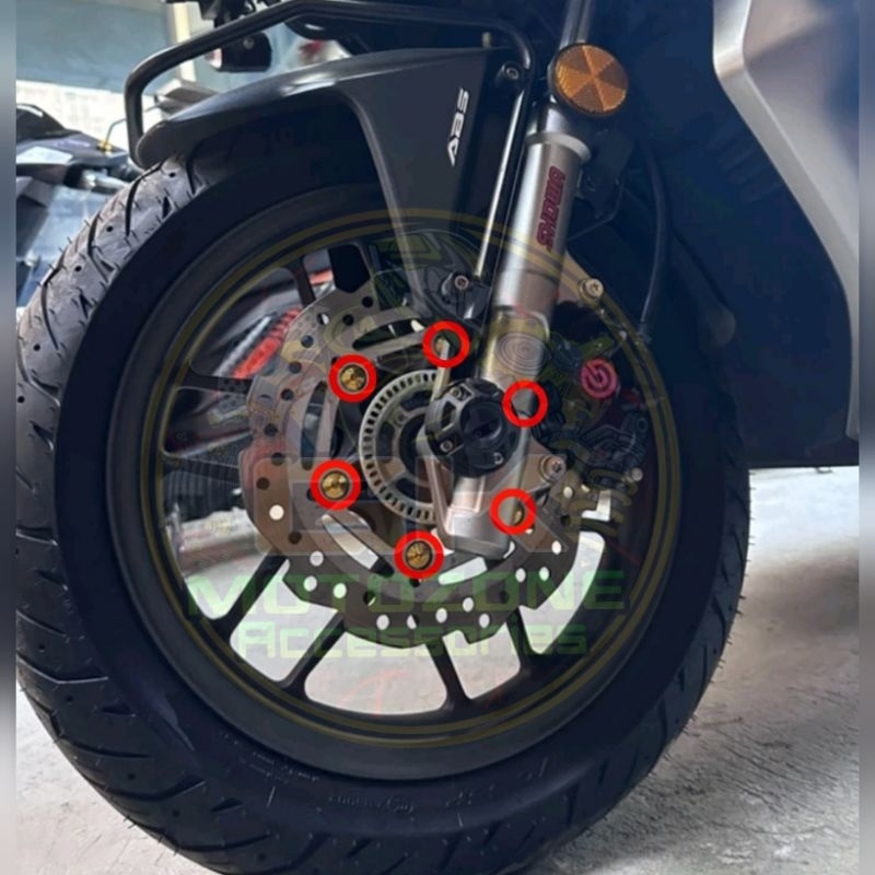 GKMotozone : HENG Disc Bolt For Click 150, Click v3 / ADV150, 160 (Sold ...