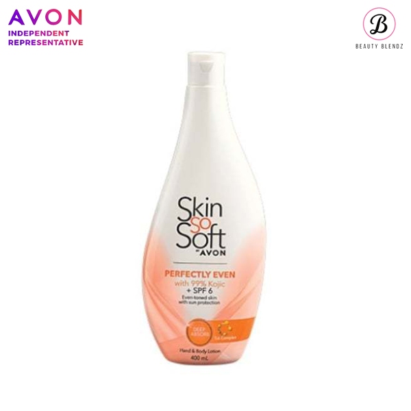 Avon Skin So Soft Perfectly Even with 99 Kojic + SPF 6 Hand and Body