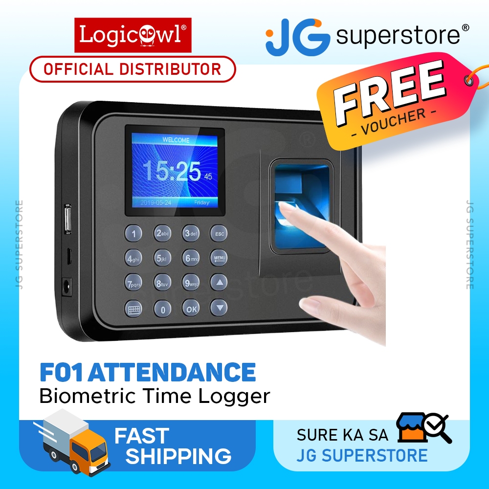 LogicOwl OJF01 FP Attendance Biometric Time Logger with Fingerprint