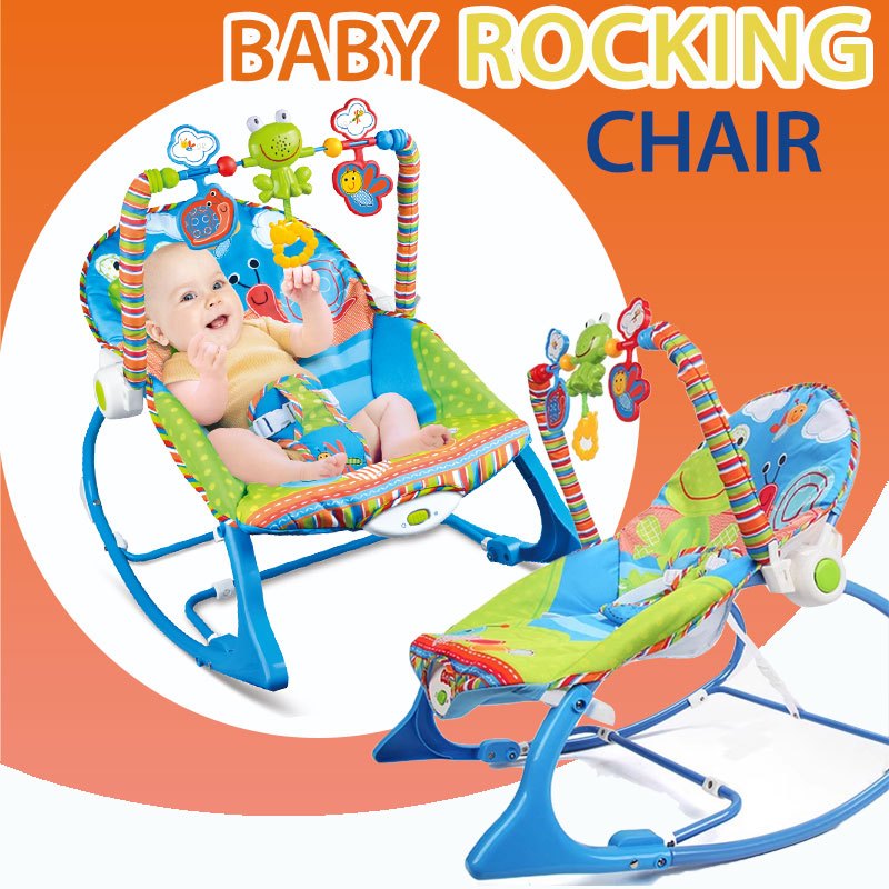 ichi Baby Rocking Chair for baby Comfortable Toddler Chair Cradle Bed With Music To Coax Shopee Philippines