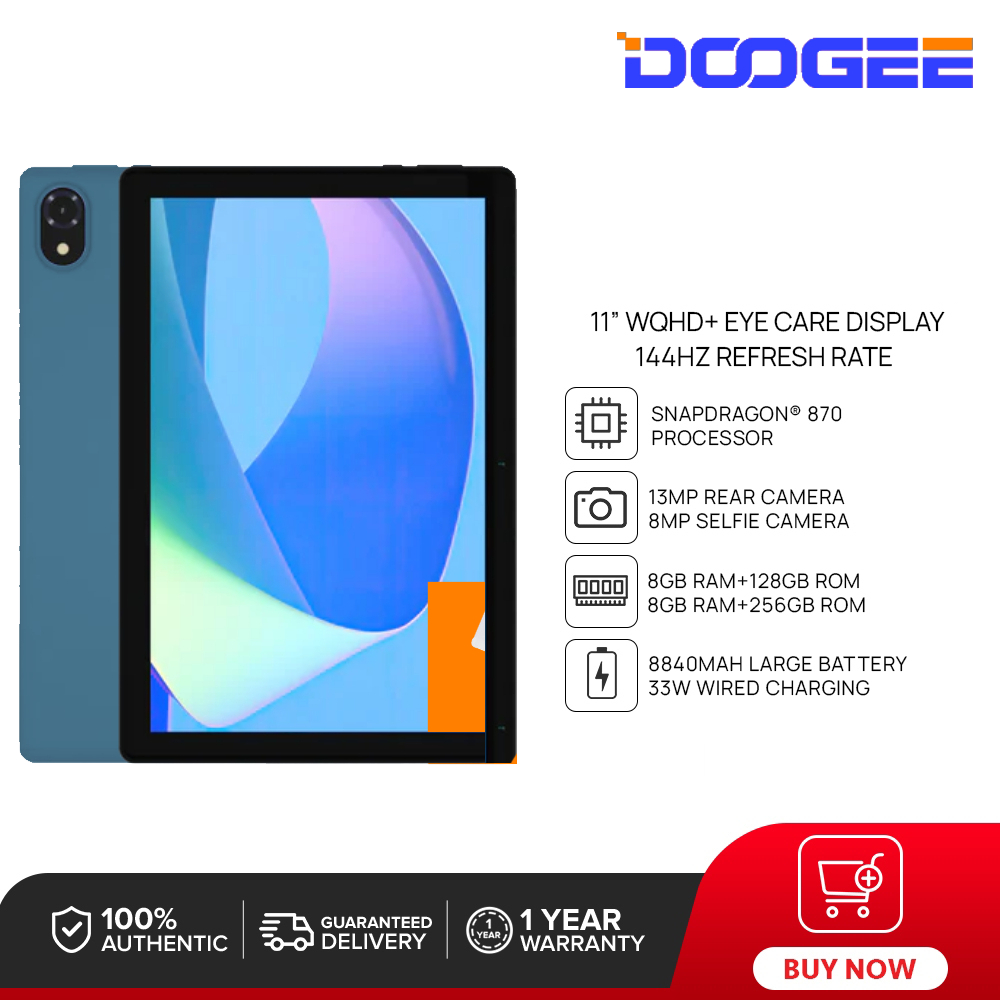 DOOGEE U10 tablet pad6 8GB+512GB10.4-inch tablets 2023 4g/5G android  screens Dual Sim COD