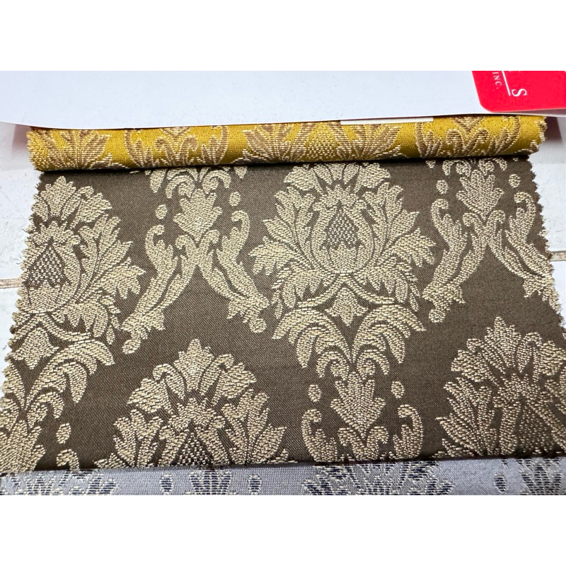 NEW DESIGN BROCADE WITH BACKING WHITE! 