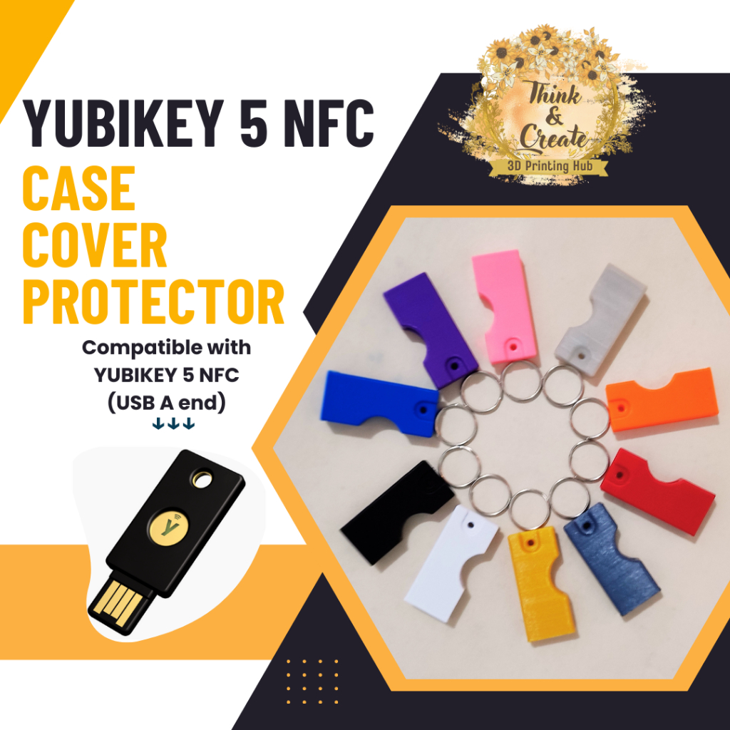 Yubikey Case / Holder for Yubikey 5 NFC (for USB A end) Shopee