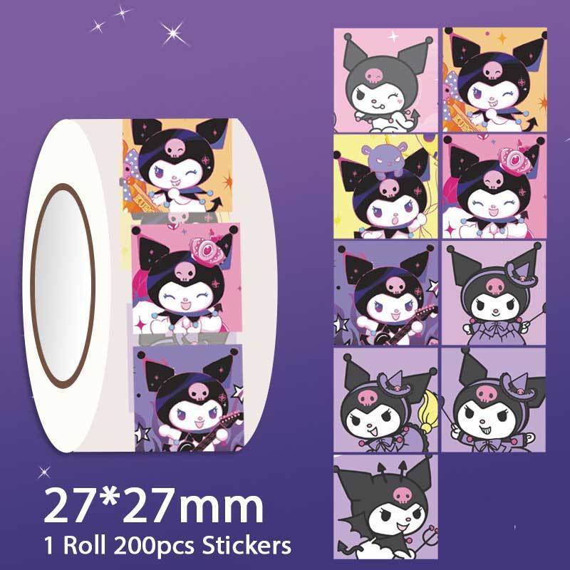 Sanrio Sticker Laptop Sticker Luggage Cartoon Sanrio Kuromi Melody