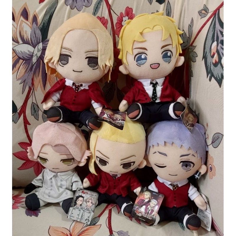 Taito Tokyo Revengers plush - Mikey, Koko, Kokonoi, Inupi, Inui ...