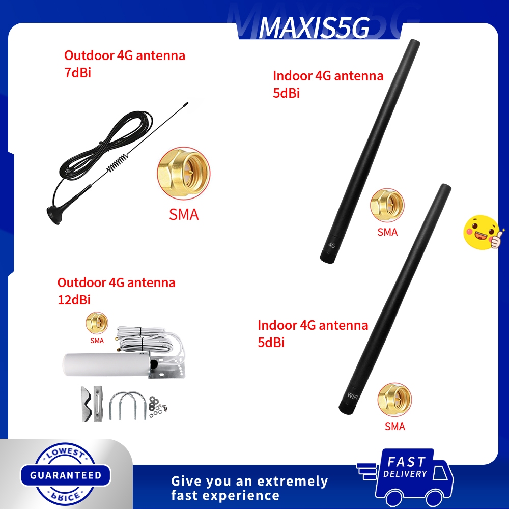 4G LTE External Antenna 7dBi/12dBi 4G LTE Indoor Antenna 5dBi SMA Male ...
