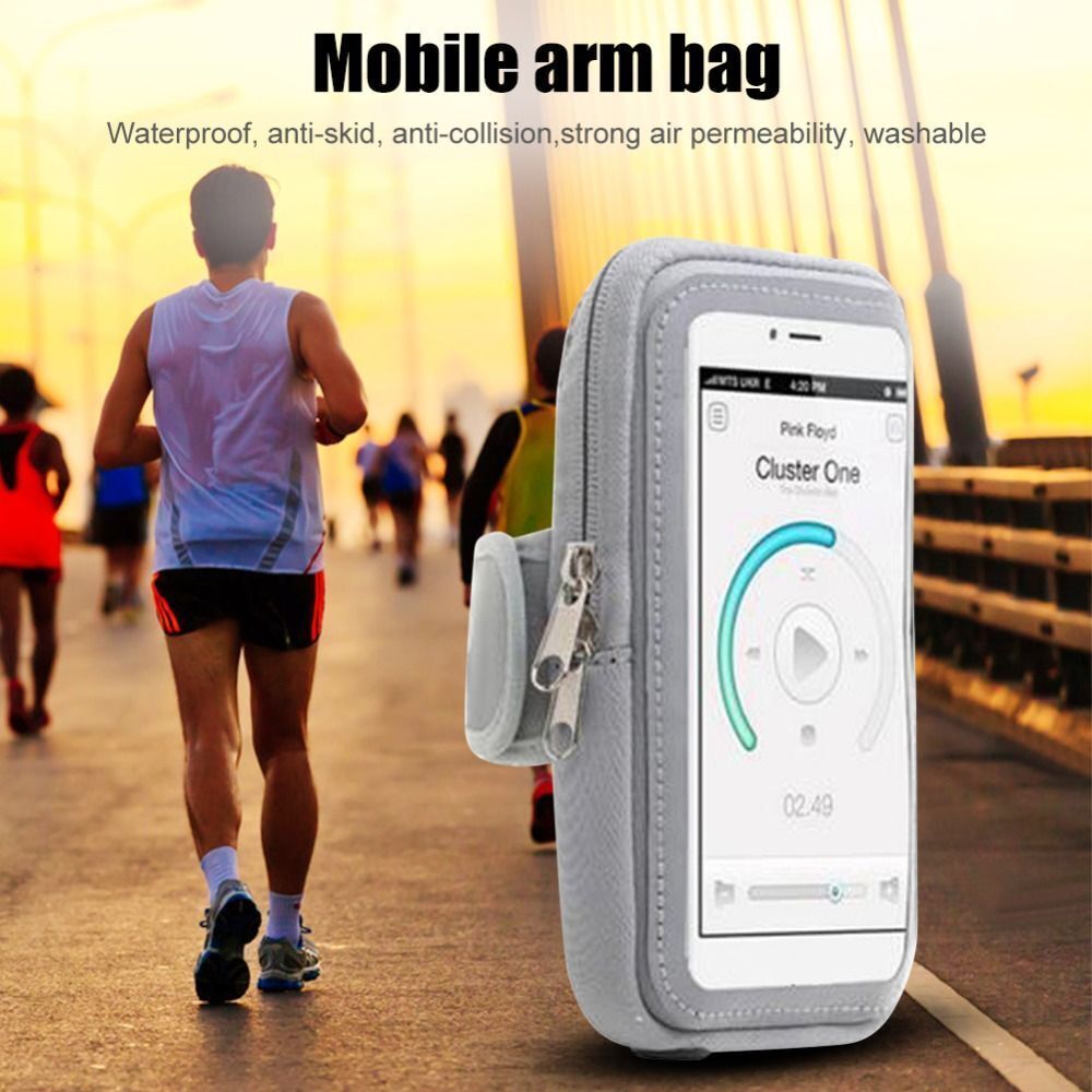 Sports Arm Band Phone Holder Gym Running Jogging Exercise Armband Pouch Key  Bag