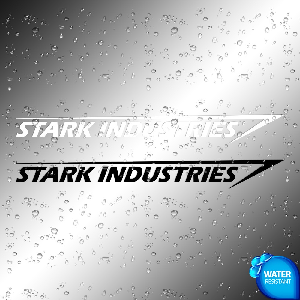 Stickers | 2X Stark industries Ironman Marvel | Decals | Vinyl Weather ...