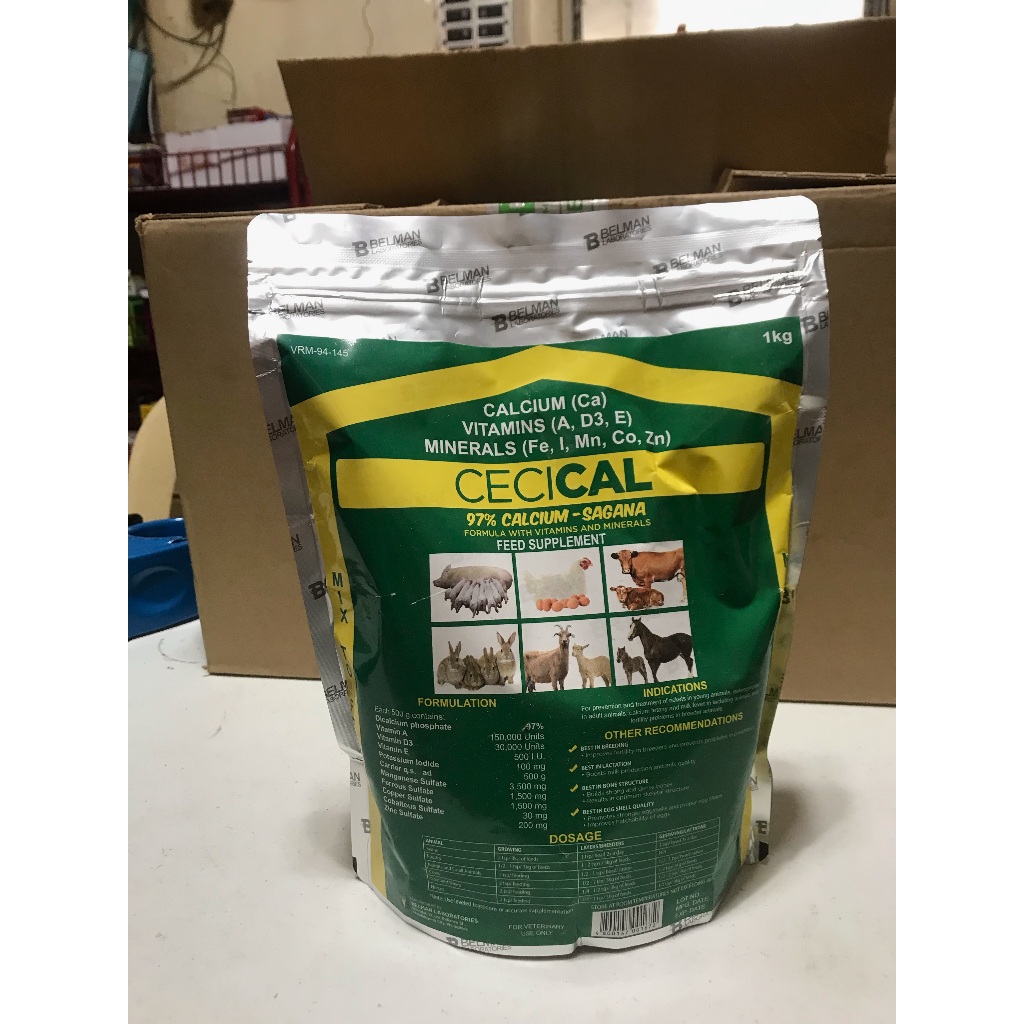 Cecical 1kg Feed Supplement For Poultry | Shopee Philippines