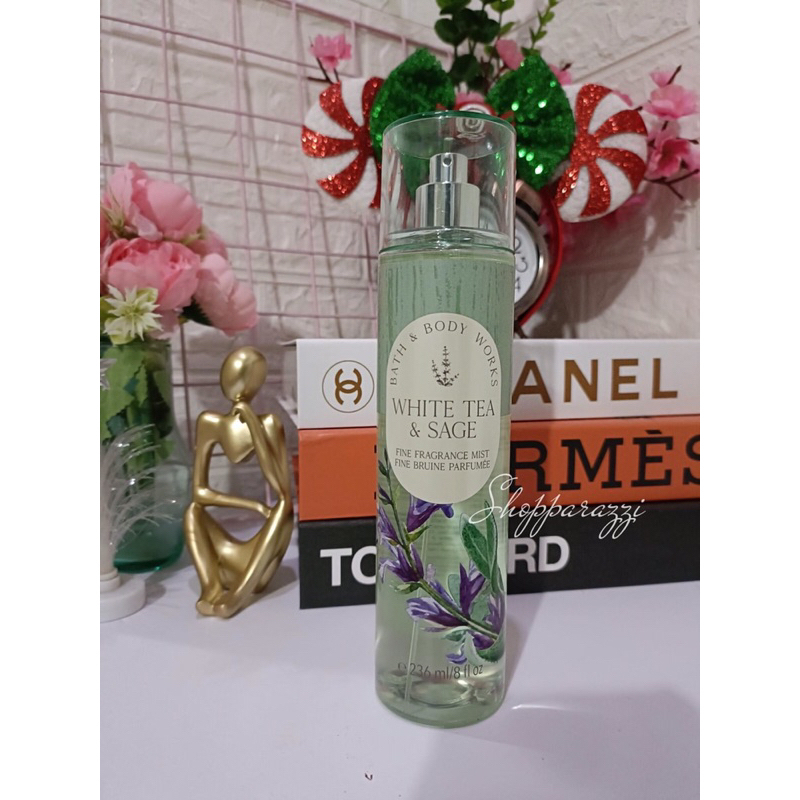 Bath and Body Works WHITE TEA and SAGE Fragrance Mist 236ml (1pc