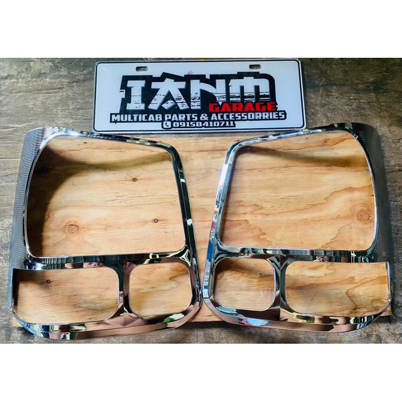 DA17V HEADLIGHT CHROME COVER (PAIR) With 3m Double Sided Tape Shopee