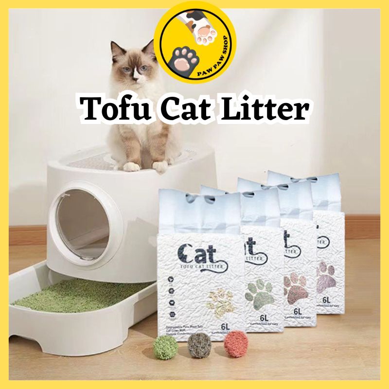 Tofu Cat Litter Sand 6L Mixed Litter Natural Sand Food Grade Plant Tofu