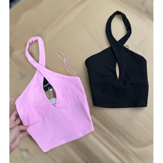 kawaii Sanrio Kuromi Y2K Sport Bra for Women Sexy Crop Top Bra