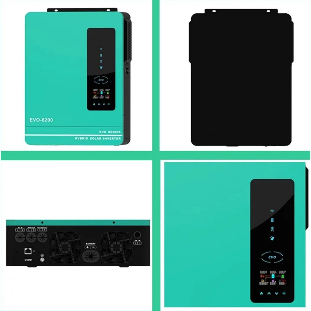 Anern Hybrid Solar Inverter 6KW 48V Hybrid Off Grid Inverter Built in ...