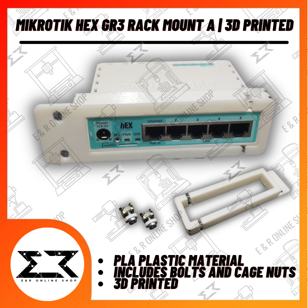 M1KROT1K Hex S / Hex Gr3 Rack Mount 3D Printed | Shopee Philippines