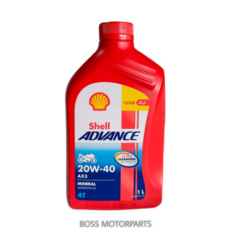 Shell Advance Motorcycle Oils 1Liter AX3, AX5, AX7 | Shopee Philippines