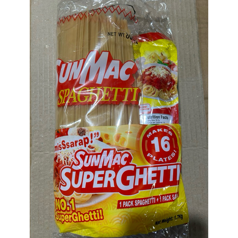 SunMac Spaghetti Combo Pack 1.7kg | Shopee Philippines