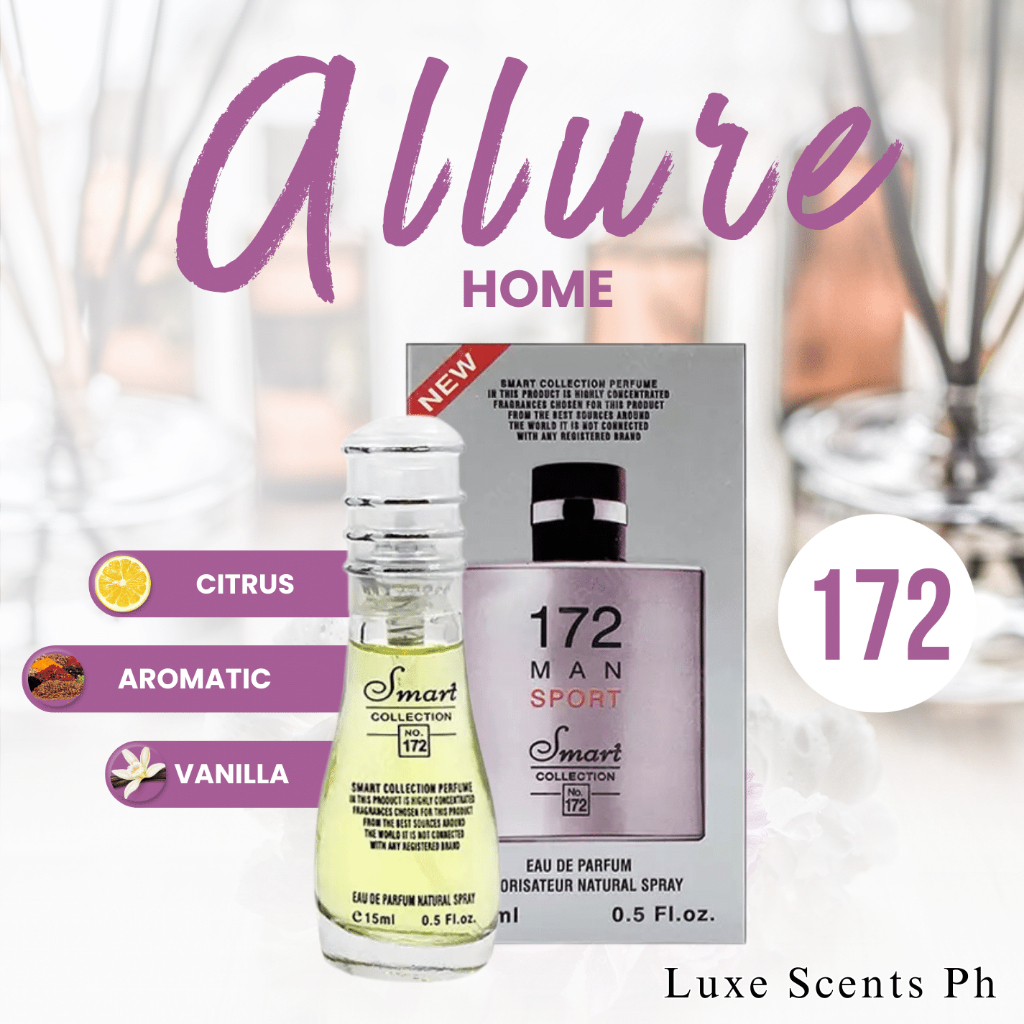 ✓𝗟𝘂𝘅𝗲𝗦𝗰𝗲𝗻𝘁𝘀𝗣𝗵 | 𝗔𝗹𝗹𝘂𝗿𝗲 𝗛𝗼𝗺𝗲 𝗡𝗢. 𝟭𝟳𝟮 𝟭𝟱𝗺𝗹 Smart  Collection Perfume For Me | Shopee Philippines