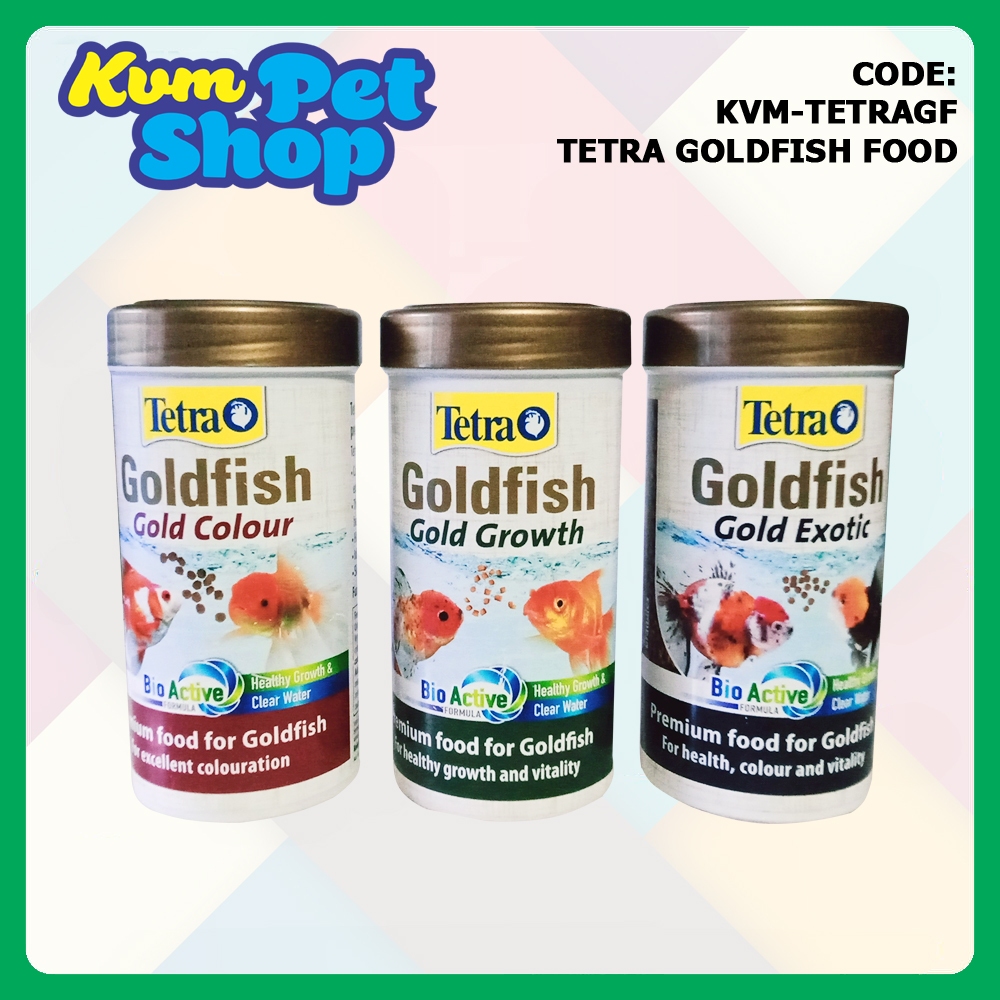 Tetra Goldfish Fish Food Gold Colour, Growth and Exotic | Shopee ...