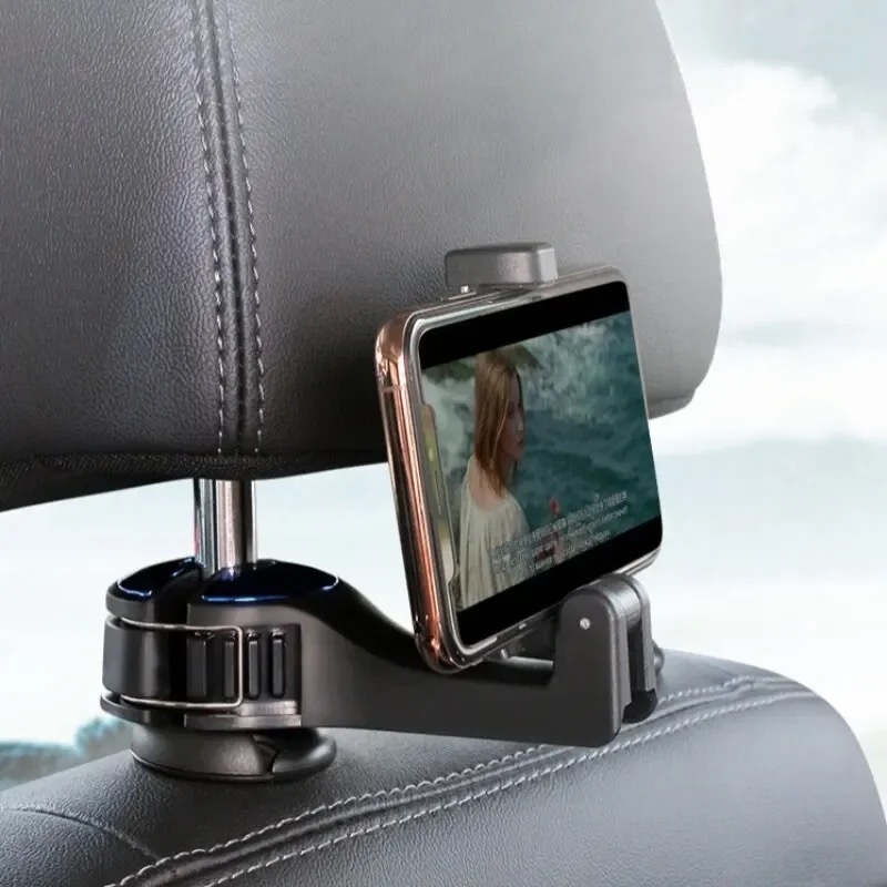 2-in-1 Universal Car Hook Mobile Phone Holder Bracket Auto Vehicle Car ...