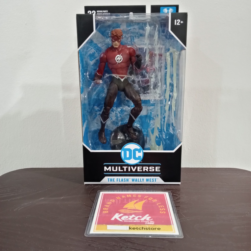 Csuklós játékfigura, Wally West (Gold Label), McFarlane Toys, DC Multiverse, 18 cm