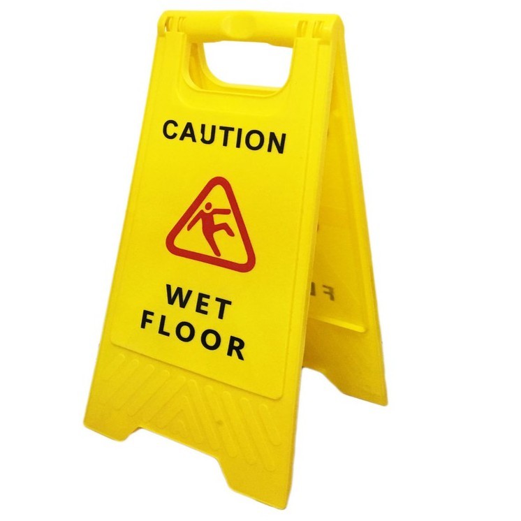 Caution Wet Floor Signage Foldable Warning Floor Sign Wet Floor Sign ...