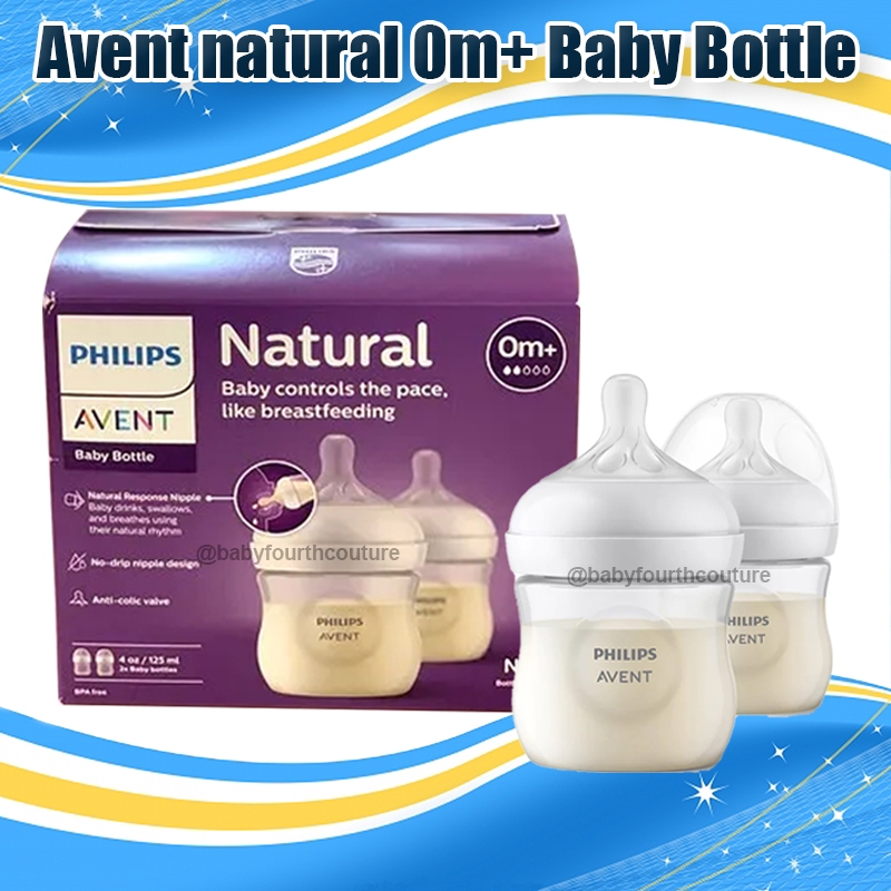 COD Avent Natural Response 0m+ Baby Bottle 4oz | Shopee Philippines